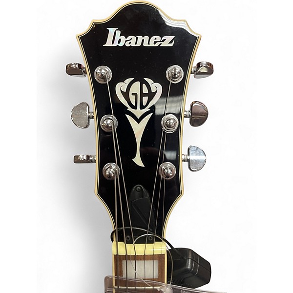 Used Ibanez GB10EM-AA Antique Natural Hollow Body Electric Guitar