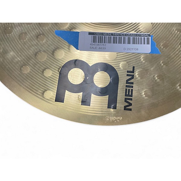 Used MEINL 14in HCS Crash Cymbal