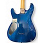 Used Schecter Guitar Research Omen Extreme 6 Blue Burst Solid Body Electric Guitar