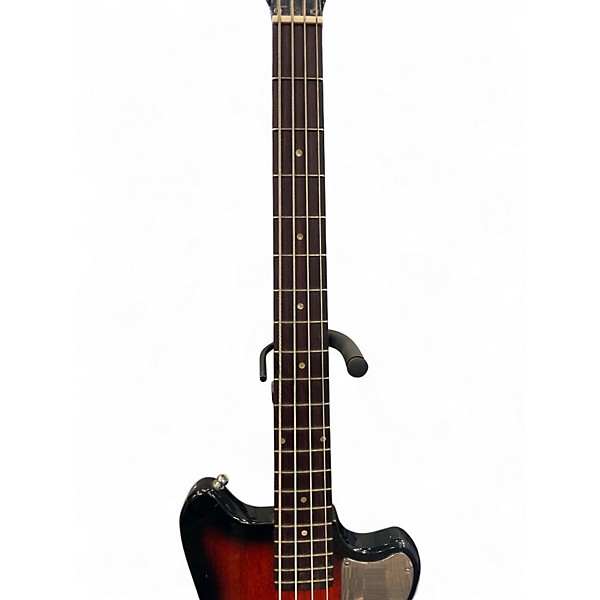 Used Teisco 1PU 2 Color Sunburst Electric Bass Guitar