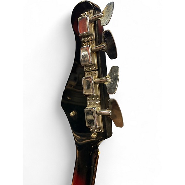 Used Teisco 1PU 2 Color Sunburst Electric Bass Guitar