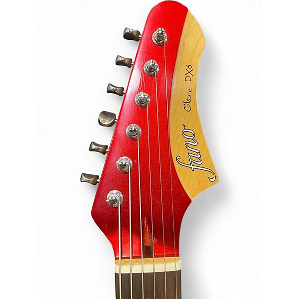 Used 2023 Fano Guitars PX6 Candy Apple Red Solid Body Electric Guitar