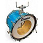 Used 1980s Premier 4 Piece Crown Chromatic Blue Drum Kit