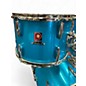 Used 1980s Premier 4 Piece Crown Chromatic Blue Drum Kit
