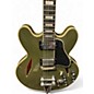 Used Epiphone SHINICHI UBUKATA ES355 OLIVE GREEN Hollow Body Electric Guitar
