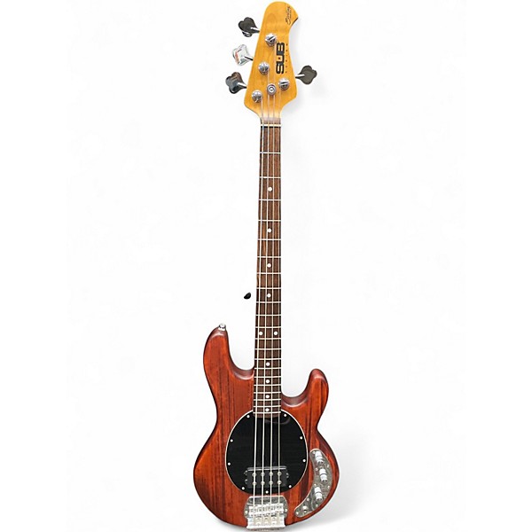 Used Sterling by Music Man Sub 4 Brown Electric Bass Guitar