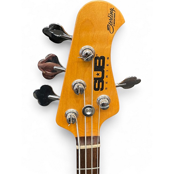 Used Sterling by Music Man Sub 4 Brown Electric Bass Guitar
