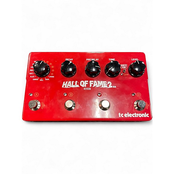 Used TC Electronic Hall Of Fame 2X4 Reverb Effect Pedal