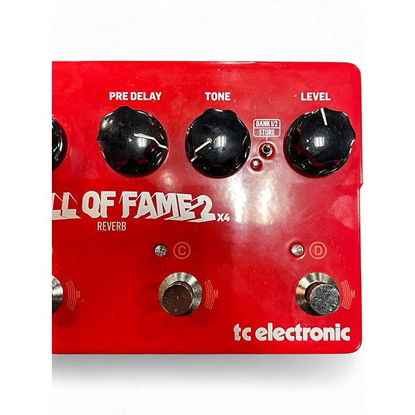 Used TC Electronic Hall Of Fame 2X4 Reverb Effect Pedal