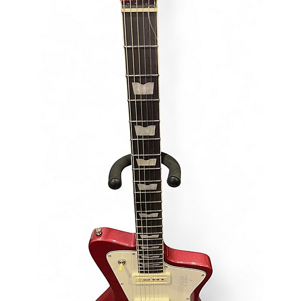 Used Baum Wingman Crimson Red Solid Body Electric Guitar