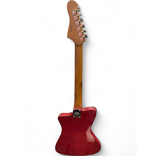 Used Baum Wingman Crimson Red Solid Body Electric Guitar