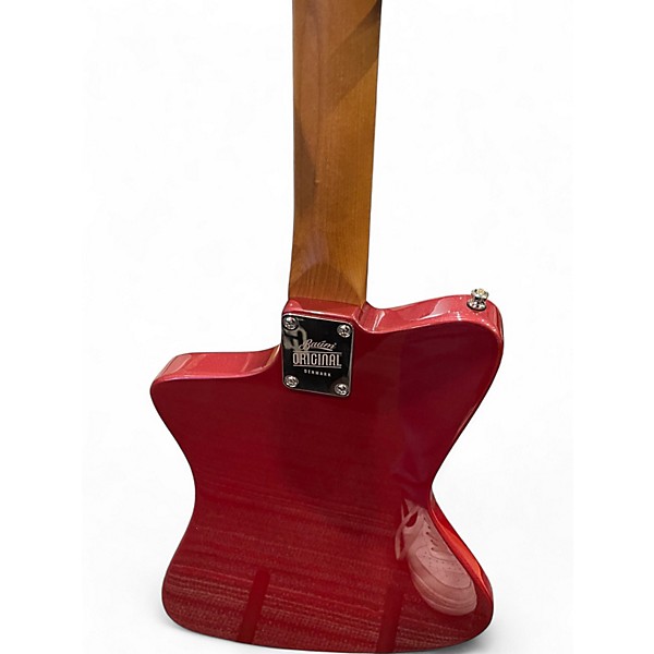 Used Baum Wingman Crimson Red Solid Body Electric Guitar
