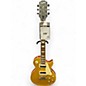 Used Epiphone Les Paul Traditional Pro IV WORN METALLIC GOLD Solid Body Electric Guitar thumbnail