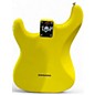Used Fender Tom Delonge Signature Stratocaster Graffiti Yellow Solid Body Electric Guitar