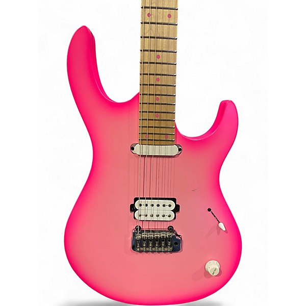 Used Kiesel Aries 6 Pink Burst Solid Body Electric Guitar