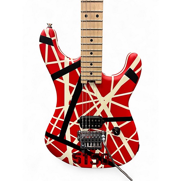 Used EVH Striped Series 5150 Striped Solid Body Electric Guitar