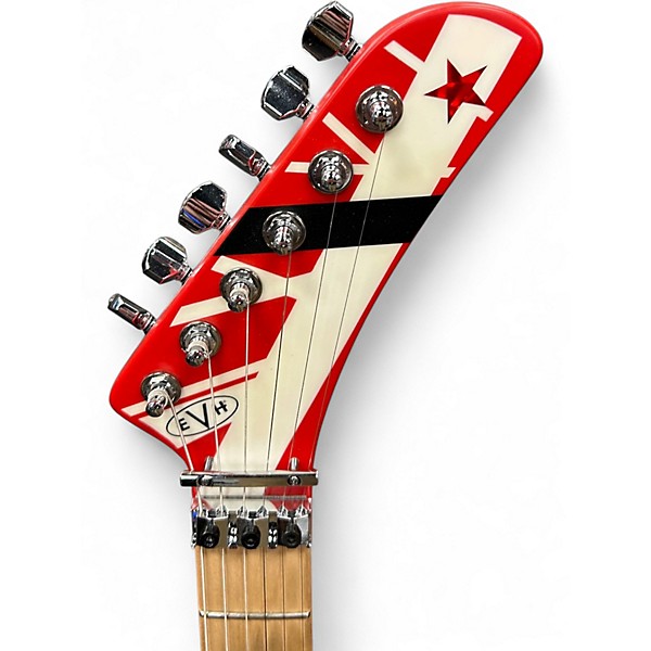 Used EVH Striped Series 5150 Striped Solid Body Electric Guitar