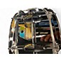 Used Ludwig 14in Supraphonic Chrome Over Brass Snare Drum Chrome Drum