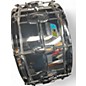 Used Ludwig 14in Supraphonic Chrome Over Brass Snare Drum Chrome Drum