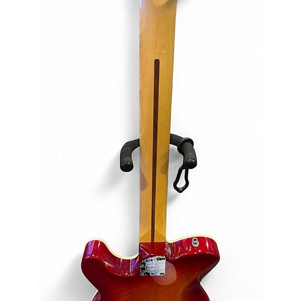 Used Fender American Deluxe Telecaster Aged Cherry Burst Solid Body Electric Guitar