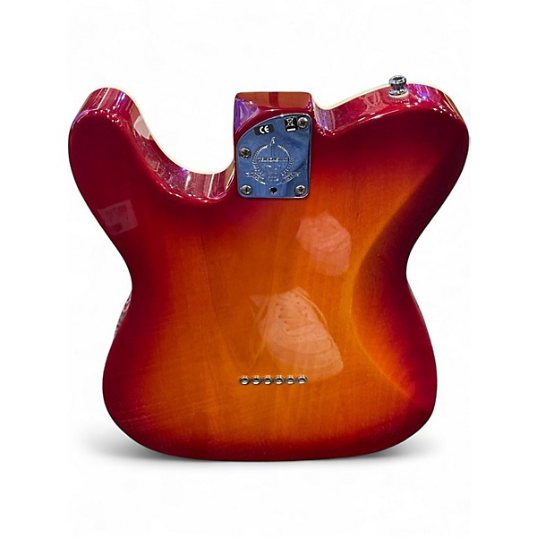 Used Fender American Deluxe Telecaster Aged Cherry Burst Solid Body Electric Guitar