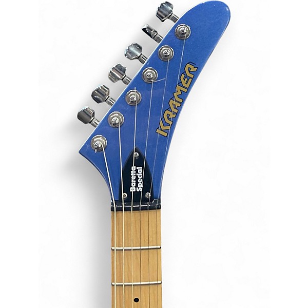 Used Kramer Baretta Special blue Solid Body Electric Guitar