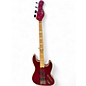 Used Tribe SF4 Red Electric Bass Guitar thumbnail