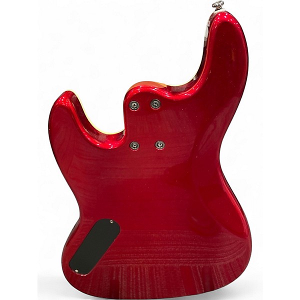 Used Tribe SF4 Red Electric Bass Guitar