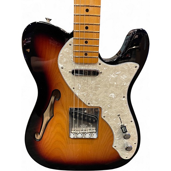 Used Fender VINTERA II 60S THINLINE TELECASTER 3 Tone Sunburst Solid Body Electric Guitar