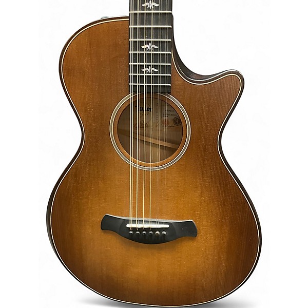 Used Taylor BUILDERS EDITION 652CE V CLASS Honey Burst 12 String Acoustic Electric Guitar