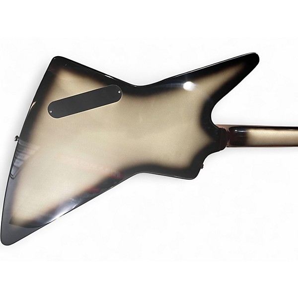 Used Epiphone Inspired by Gibson Epiphone Explorer Custom, Exclusive Silverburst Solid Body Electric Guitar