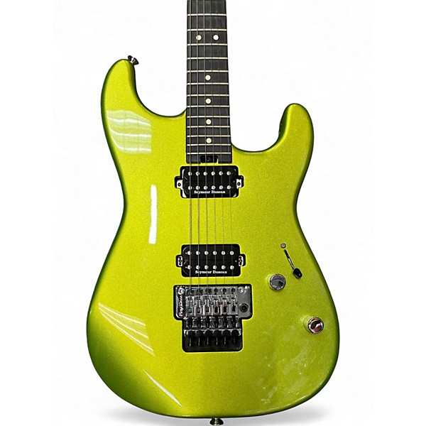 Used 2023 Charvel Pro-Mod San Dimas Style 1 HH FR E Lime Green Metallic Solid Body Electric Guitar