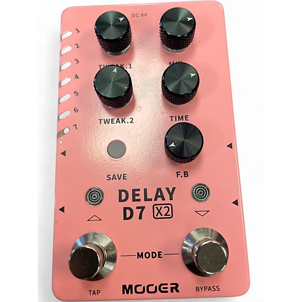 Used Mooer D7 X2 Effect Pedal