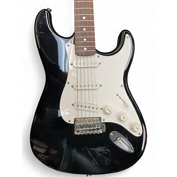 Used Squier Affinity Stratocaster black Solid Body Electric Guitar