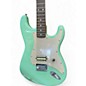 Used Squier Tom Delonge Signature Stratocaster Surf Green Solid Body Electric Guitar