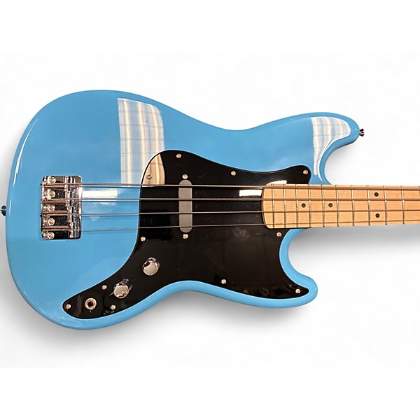 Used Squier Sonic Bronco California Blue Electric Bass Guitar