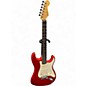 Used Fender American Deluxe Stratocaster Chrome Red Solid Body Electric Guitar