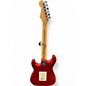 Used Fender American Deluxe Stratocaster Chrome Red Solid Body Electric Guitar