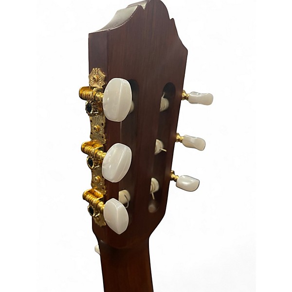 Used Yamaha CGTA Transacoustic Vintage Yellow Classical Acoustic Electric Guitar
