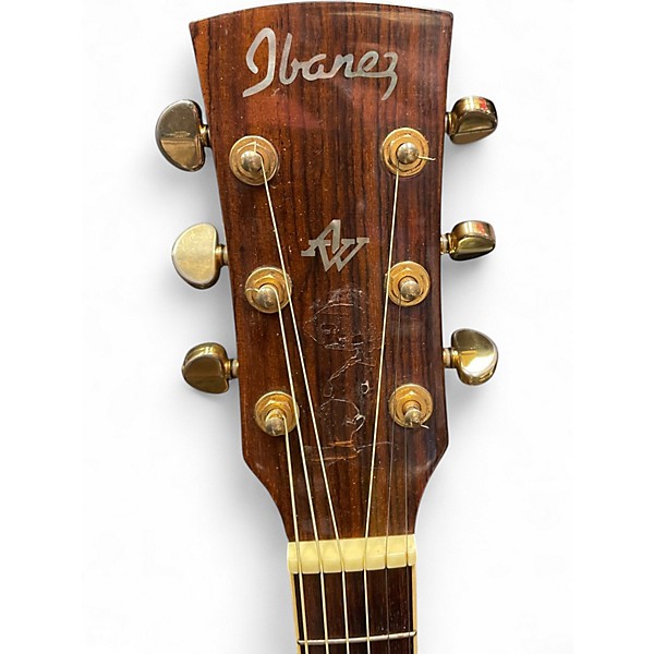 Used Ibanez AW 100ce Natural Acoustic Guitar