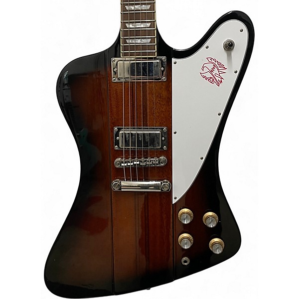 Used Epiphone Firebird Studio 2 Tone Sunburst Solid Body Electric Guitar