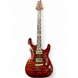 Used Schecter Guitar Research Diamond Series C-1 Classic Amber Solid Body Electric Guitar