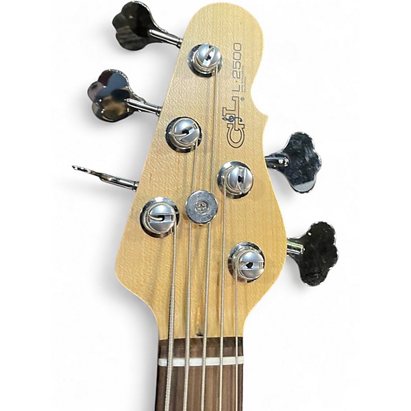 Used G&L USA L2500 5 String Satin Black Electric Bass Guitar