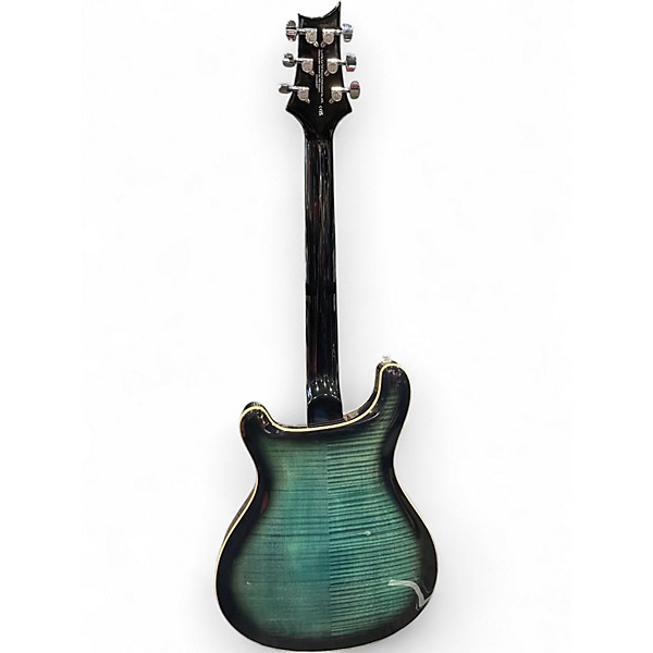 Used PRS SE Hollowbody II Piezo Peacock Blue Hollow Body Electric Guitar