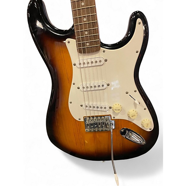 Used Squier Standard Stratocaster Tobacco Sunburst Solid Body Electric Guitar