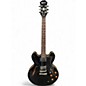 Used Epiphone Dot EB Ebony Hollow Body Electric Guitar thumbnail