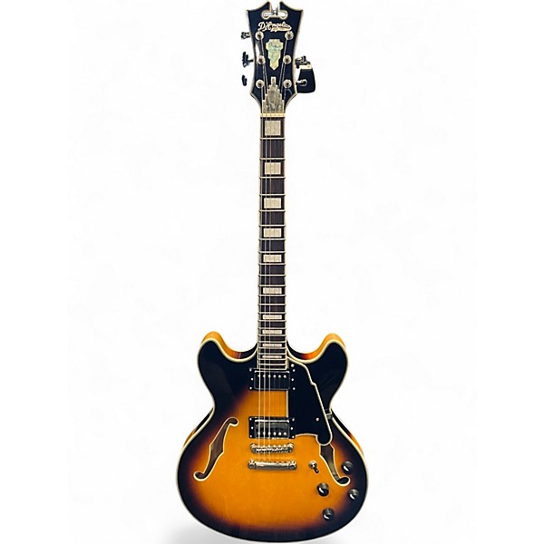 Used D'Angelico Premier Series DC NATURAL Hollow Body Electric Guitar