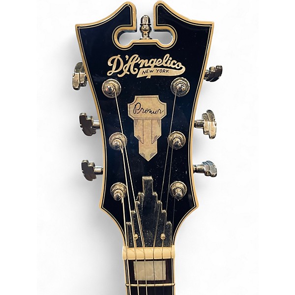 Used D'Angelico Premier Series DC NATURAL Hollow Body Electric Guitar