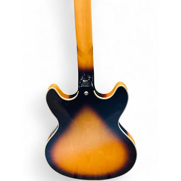 Used D'Angelico Premier Series DC NATURAL Hollow Body Electric Guitar