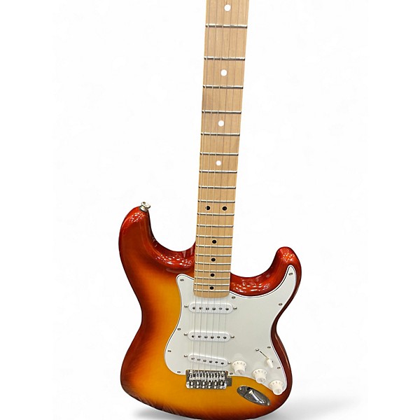 Used Squier Standard Stratocaster Sienna Sunburst Solid Body Electric Guitar